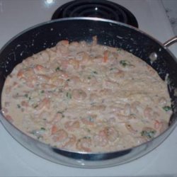 Shrimp and Pasta With Creole Cream Sauce recipe