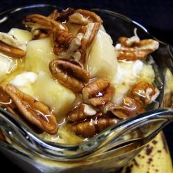 Honeyed Banana Nut Yogurt recipe