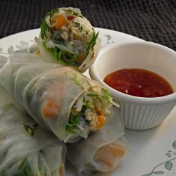 Vietnamese-Style Fresh Spring Rolls With Salmon recipe