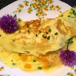 Herb and Three Cheese Omelet recipe
