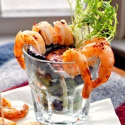 Retro Firecracker Prawn Cocktail Shots!  (Shrimp Cocktail Shots) recipe