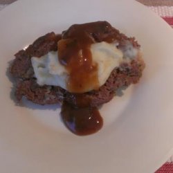 Easy Slow Cooker Mashed Potato Stuffed Meatloaf #5FIX recipe