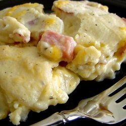 Cheesy Scalloped Potatoes and Ham recipe