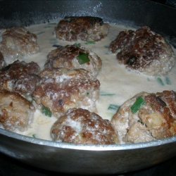 Lions' Heads With Spicy Coconut Sauce recipe