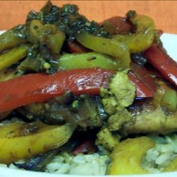 Bistro Chicken With Peppers recipe