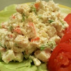 Cottage Cheese Crab Salad for Two recipe