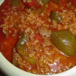 My Stuffed Bell Peppers Soup recipe
