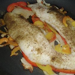 Fish With Bell Peppers recipe