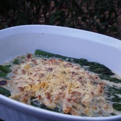 Asparagus With Gorgonzola Sauce recipe