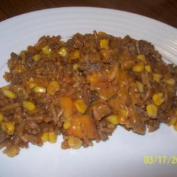 BBQ Rice and Beef Roundup recipe