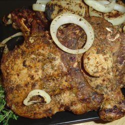 Schweinebraten-Marinated Pork Loin Chops recipe