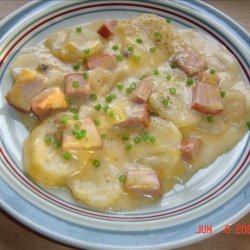 Country Scalloped Potatoes & Ham (Crock Pot) recipe