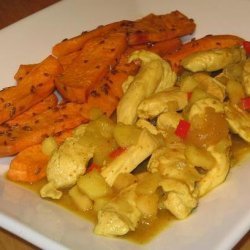 Chicken Breasts With Apple Curry Sauce recipe