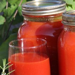 Tomato Juice - Canning recipe