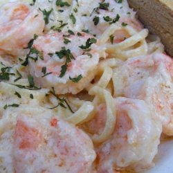 Creamy Basque Shrimp Scampi recipe