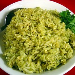 Green Poblano Rice recipe