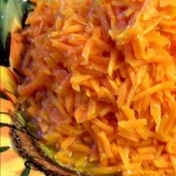 Orange-Glazed Shredded Carrots (Reduced or Low-Fat) recipe