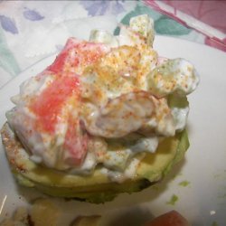 Crab Stuffed Avocado recipe