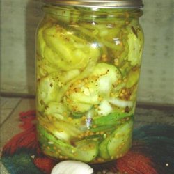 Kinda Sorta Sour Pickles recipe