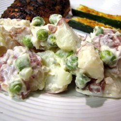 Creamy Pea & Potato Salad recipe
