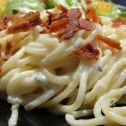 Sensational No Tomato Sauce Spaghetti recipe