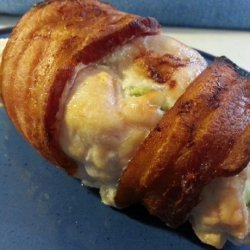 Bacon Wrapped, Cream Cheese Stuffed Chicken Breasts recipe