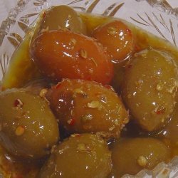 Marinated Green Olives - Chakistes Kibrisli Style recipe