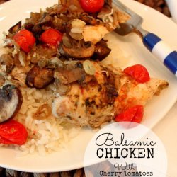 Balsamic Chicken With Mushrooms recipe
