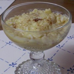 Greek Lemon-Rice Pudding recipe