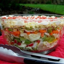 Many Layered Salad recipe