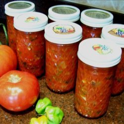 Canned the Summer in a  Salsa ! recipe