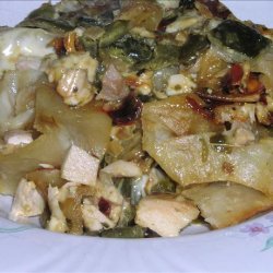 Turkey/Chicken Chilaquiles Casserole recipe