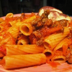 Pasta With Sausagemeat and Carrots recipe