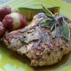 Pork Cutlets With Maple, Mustard and Sage Sauce recipe