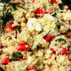 Couscous and Cucumber Salad With Buttermilk- Dill Dressing recipe