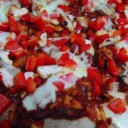 Wonderful Chicken Pizza With Fresh Basil recipe