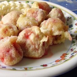 Fried Strawberries With Honey Cream recipe