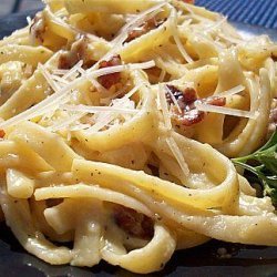 Bucatini With Pancetta, Cheese and Eggs recipe