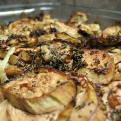 Roasted Rosemary Zucchini and Eggplant Medley recipe