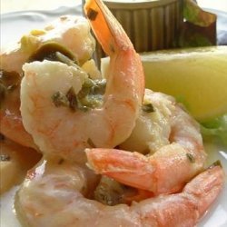 Jumbo Shrimp With Chive Butter recipe