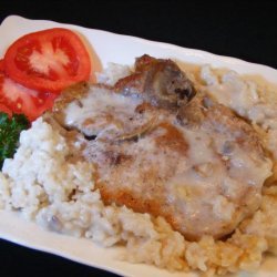 Baked Pork Chops With Rice recipe