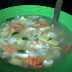Basil Chicken Soup recipe