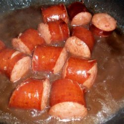 Glazed Smoked Sausage recipe