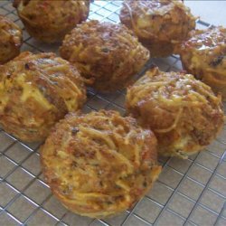 Leftover (Or Not) Pasta Muffins OAMC recipe