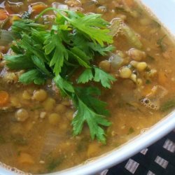 Hearty Vegetarian Lentil Soup recipe
