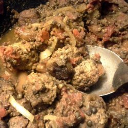 Moroccan Meatball and Lentil Bake With Company! recipe