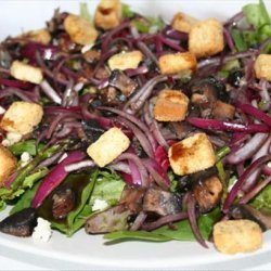 Portabella and Blue Cheese Salad recipe