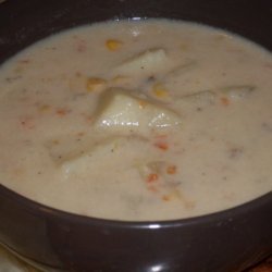 Cheesy Potato Corn Soup recipe