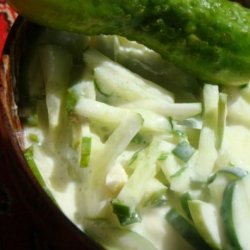 Cucumber Salad With Yogurt (Middle East, Palestine) recipe