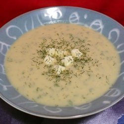 Creamy Cauliflower Soup With Feta recipe